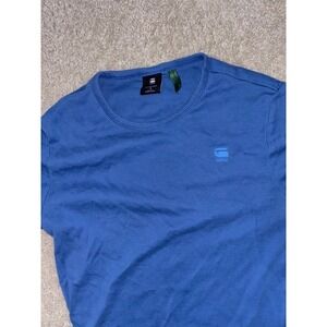 G-Star RAW T Shirt Mens Short Sleeve Blue Casual Everyday Top